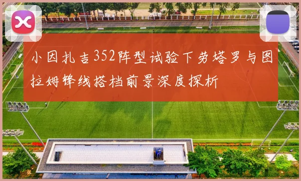 小因扎吉352阵型试验下劳塔罗与图拉姆锋线搭档前景深度探析