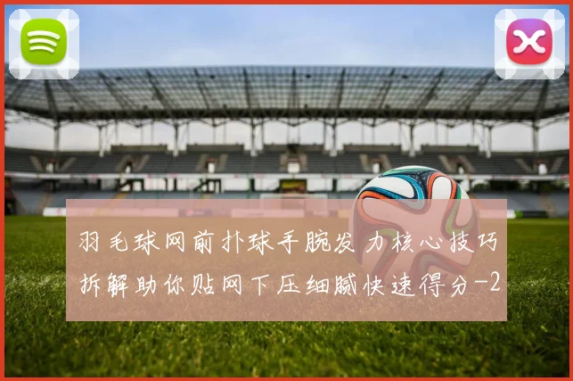 羽毛球网前扑球手腕发力核心技巧拆解助你贴网下压细腻快速得分